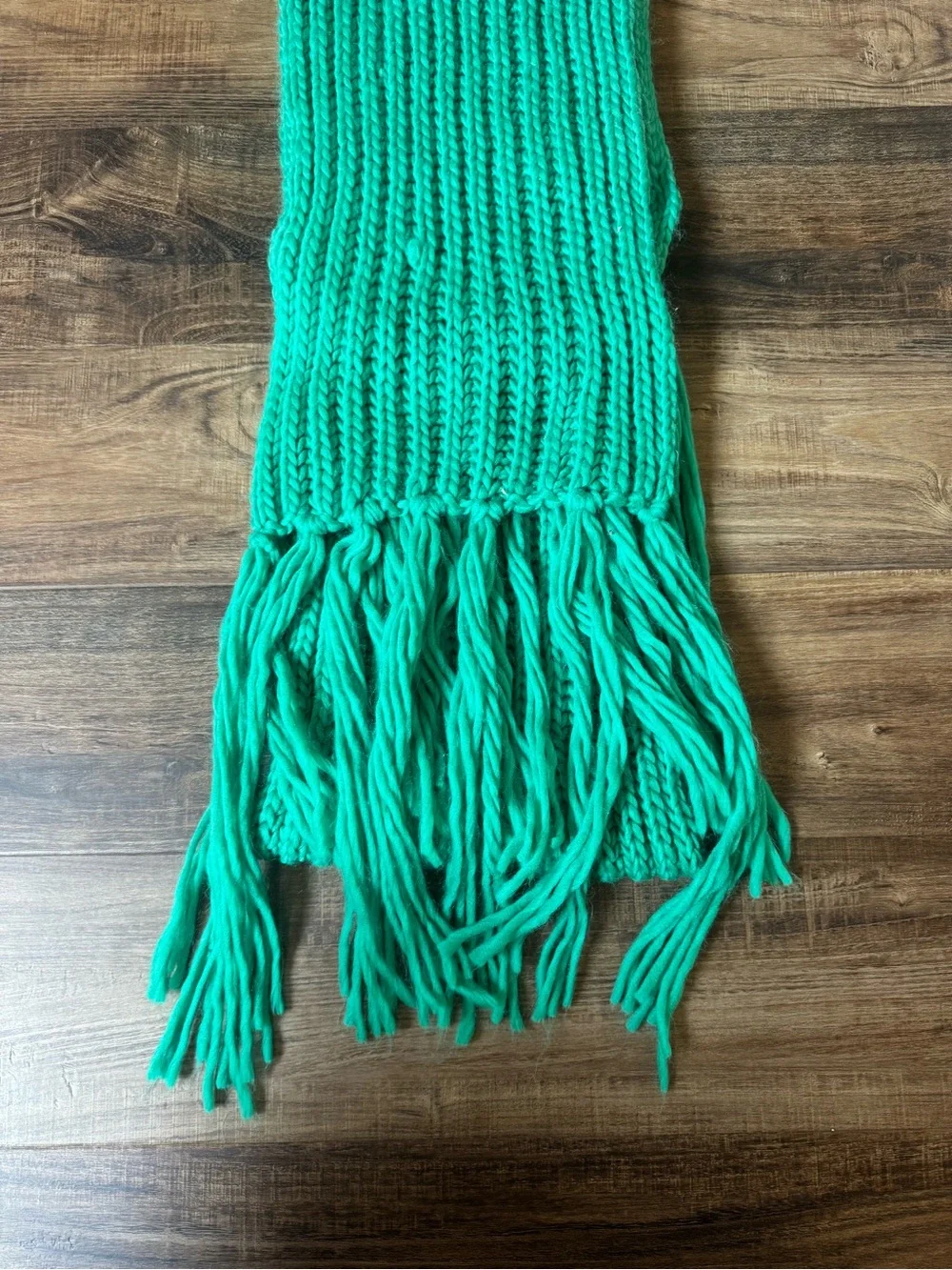 H&M Chunky Knit Fringe Scarf